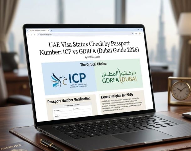 UAE visa status check by passport number — ICP vs GDRFA Dubai guide